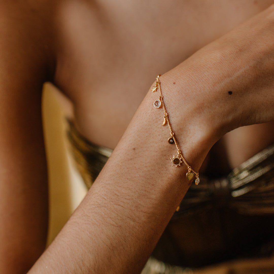 ALL THE PRETTY LITTLE THINGS BRACELET - GOLD OR SILVER - SO PRETTY CARA COTTER