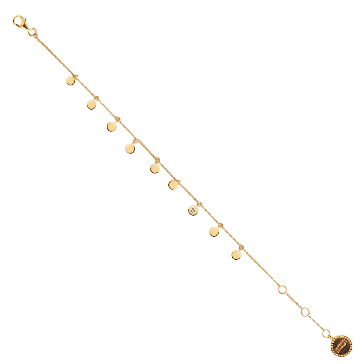 DAY 3 - POISE DISK BRACELET - GOLD, ROSE GOLD, OR SILVER - SO PRETTY CARA COTTER