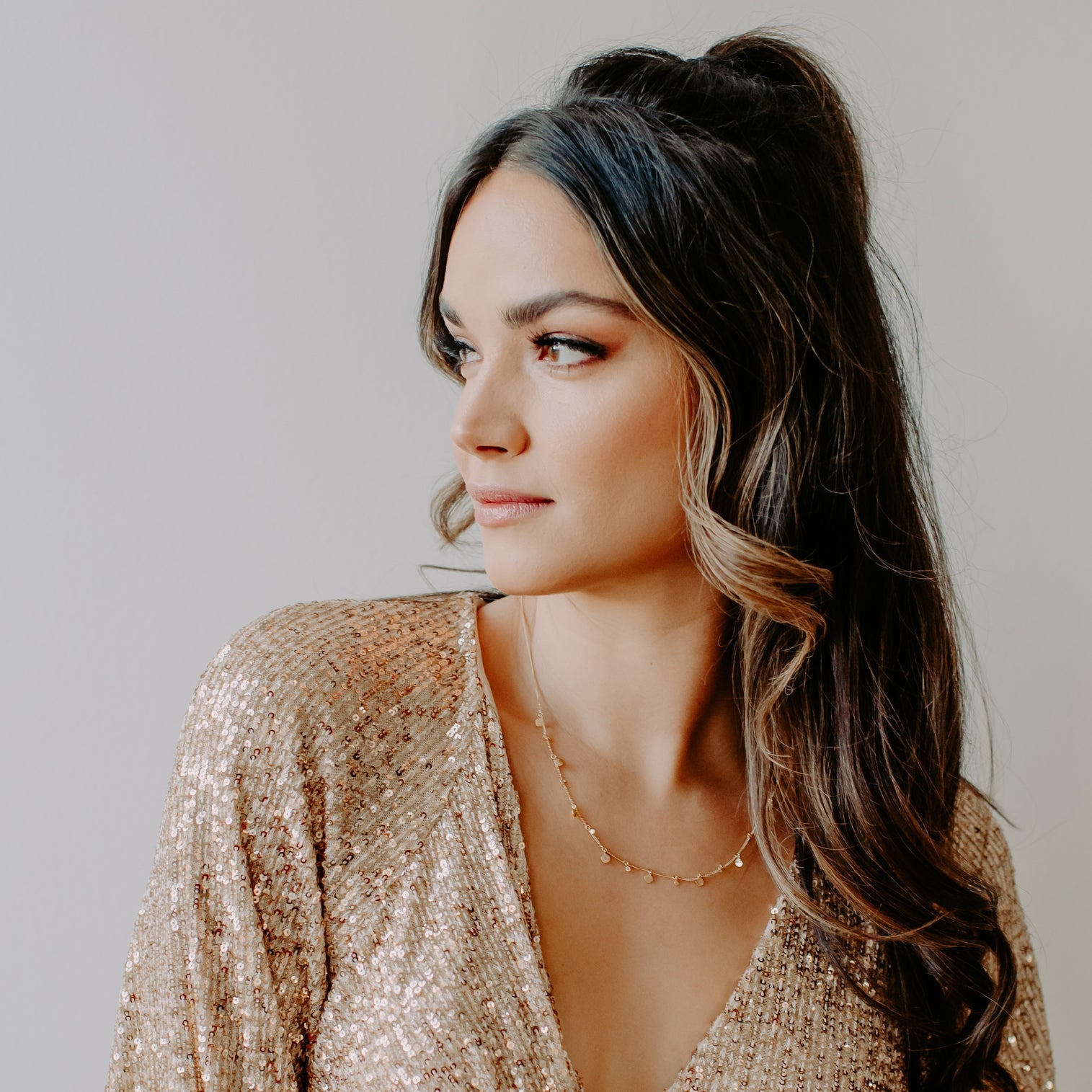 DAY 6 - POISE MULTI DISK NECKLACE - CUBIC ZIRCONIA - SO PRETTY CARA COTTER