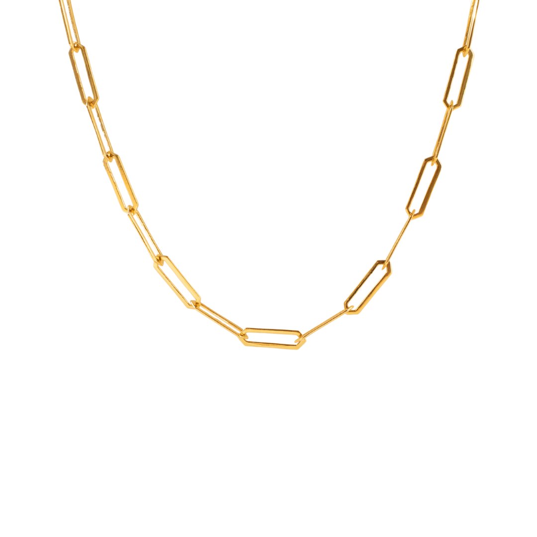 DAY 7 - LUXE POISE OVAL NECKLACE OR BRACELET - GOLD - SO PRETTY CARA COTTER