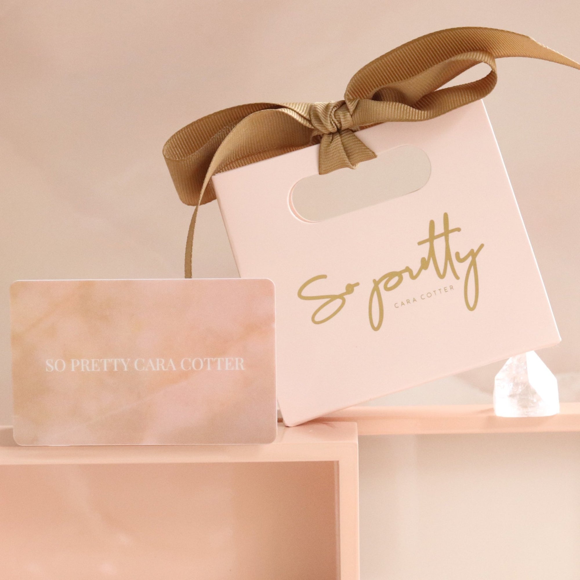 E-Gift Card Sent By Email - SO PRETTY CARA COTTER