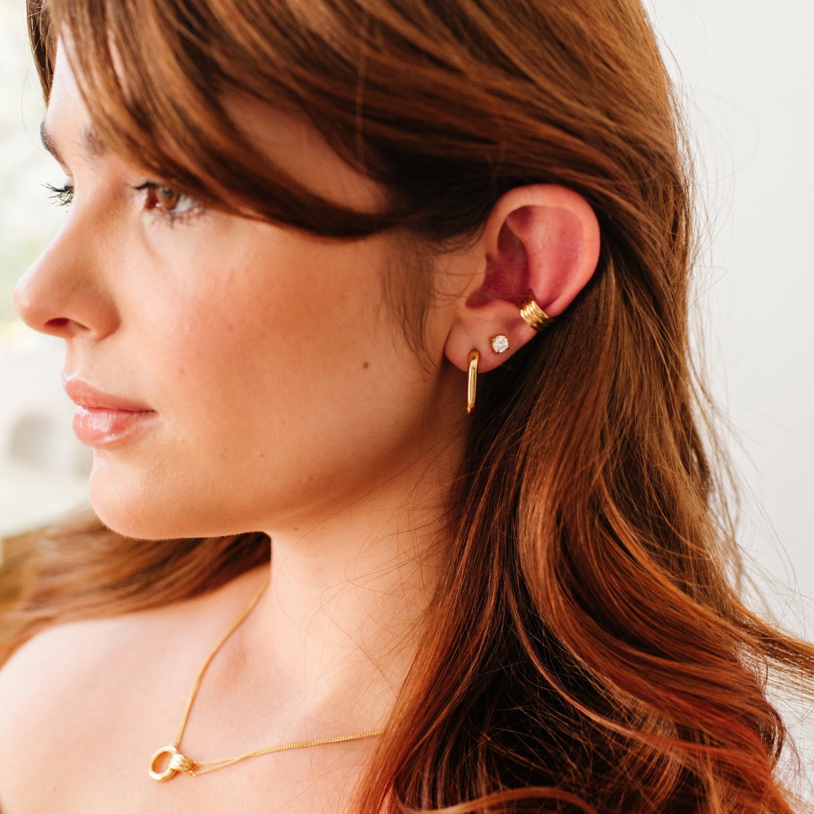 FEARLESS ARC EAR CUFF - GOLD - SO PRETTY CARA COTTER