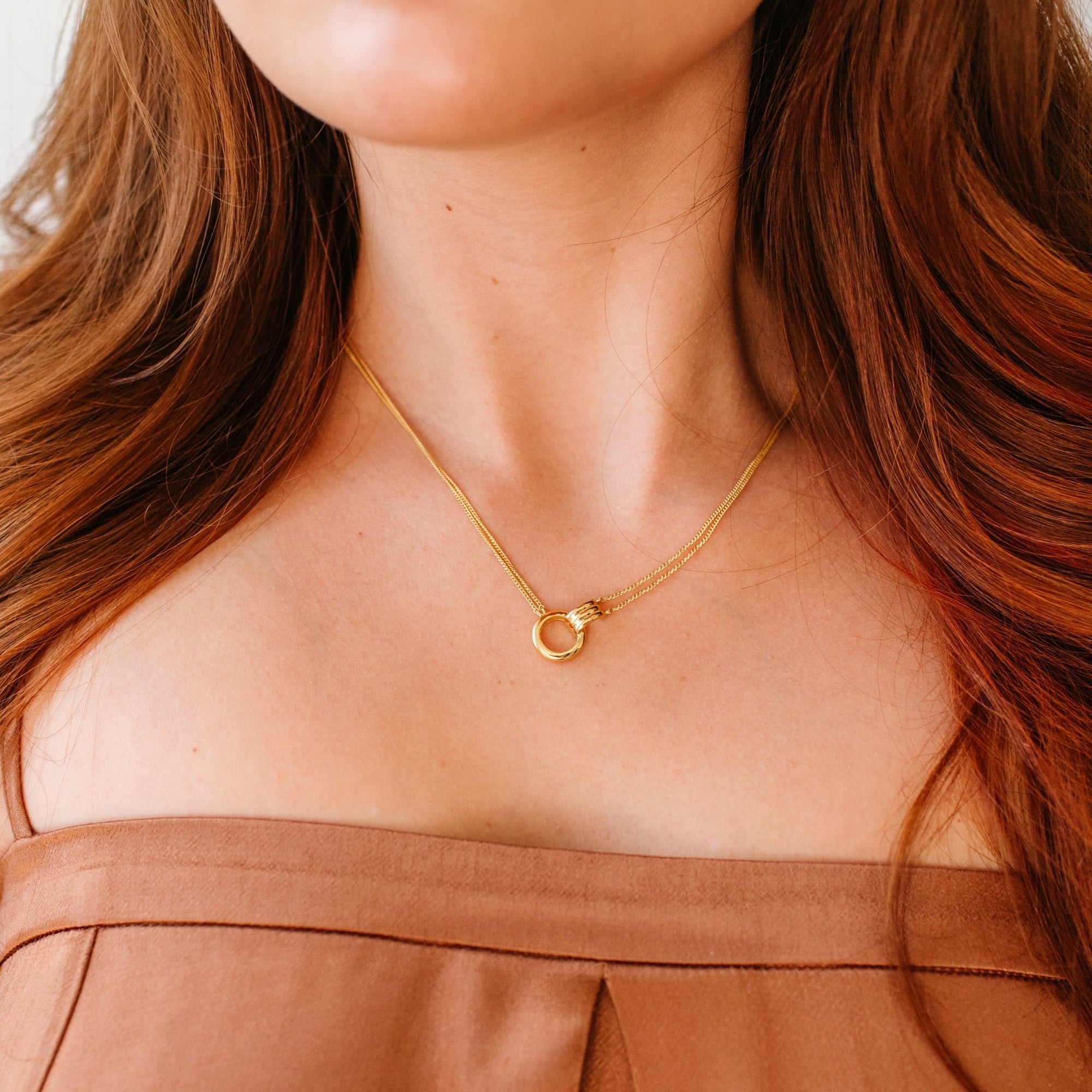 FEARLESS ARC NECKLACE - GOLD - SO PRETTY CARA COTTER
