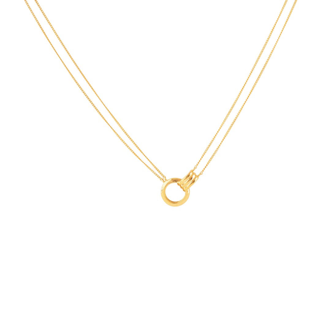 FEARLESS ARC NECKLACE - GOLD - SO PRETTY CARA COTTER