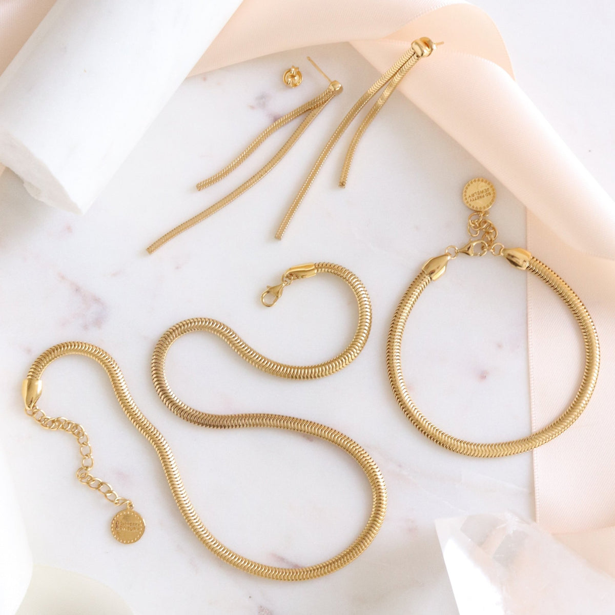 FEARLESS COBRA DUSTER EARRINGS - GOLD - SO PRETTY CARA COTTER