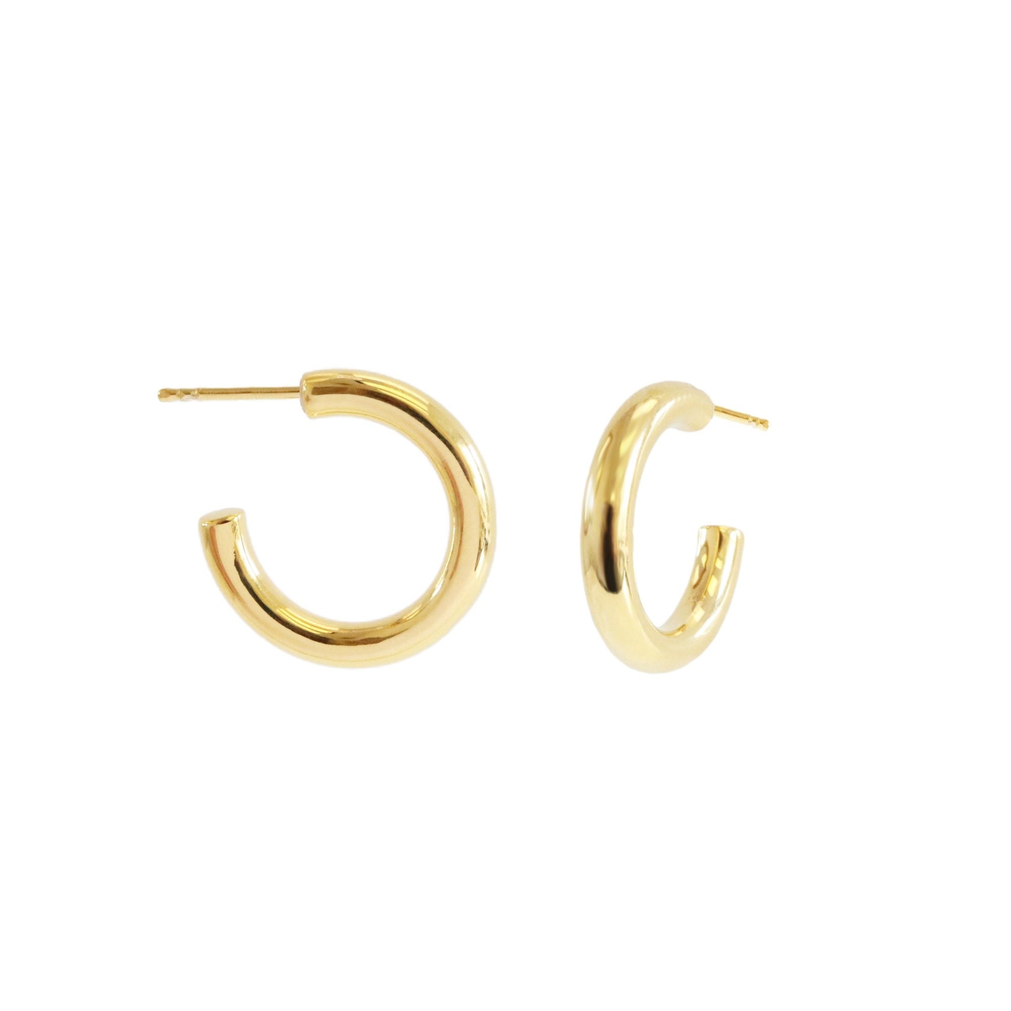 FRAICHE INSPIRE CYLINDER HOOPS - GOLD - SO PRETTY CARA COTTER