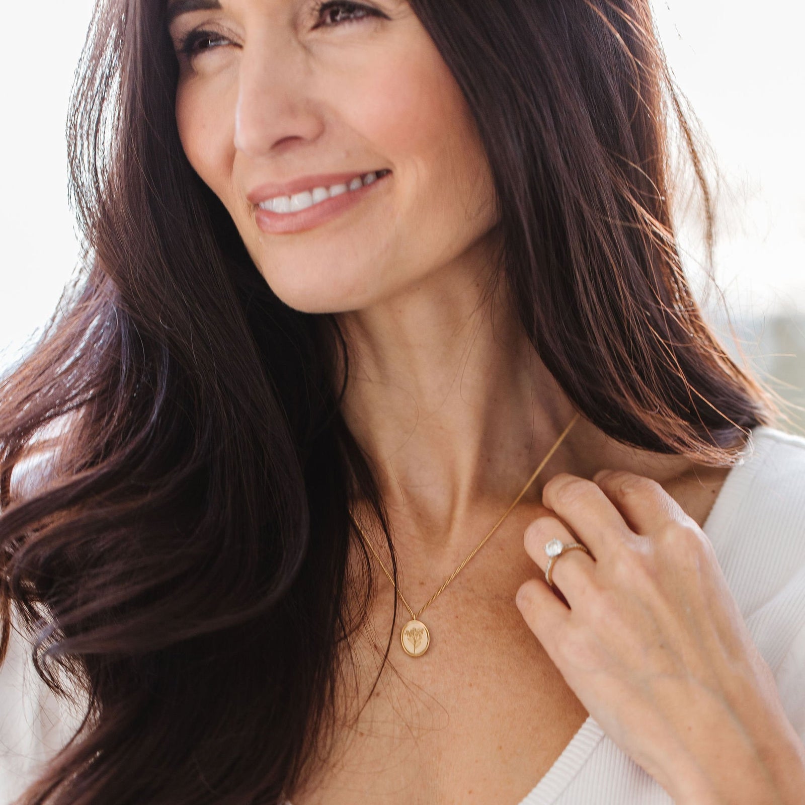 FRAICHE INSPIRE FORGET ME NOT NECKLACE - GOLD - SO PRETTY CARA COTTER