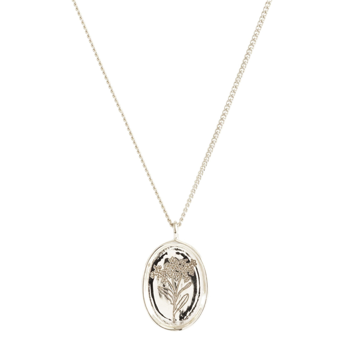 FRAICHE INSPIRE FORGET ME NOT NECKLACE - SILVER - SO PRETTY CARA COTTER