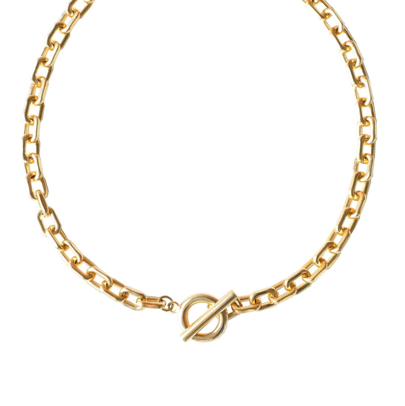 FRAICHE INSPIRE LUXE TOGGLE NECKLACE - GOLD - SO PRETTY CARA COTTER