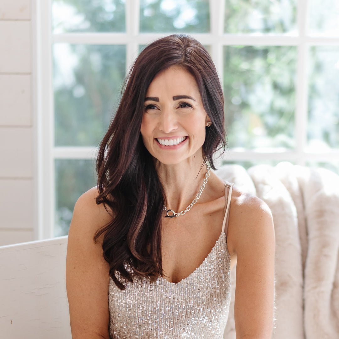 FRAICHE INSPIRE LUXE TOGGLE NECKLACE - SILVER - SO PRETTY CARA COTTER