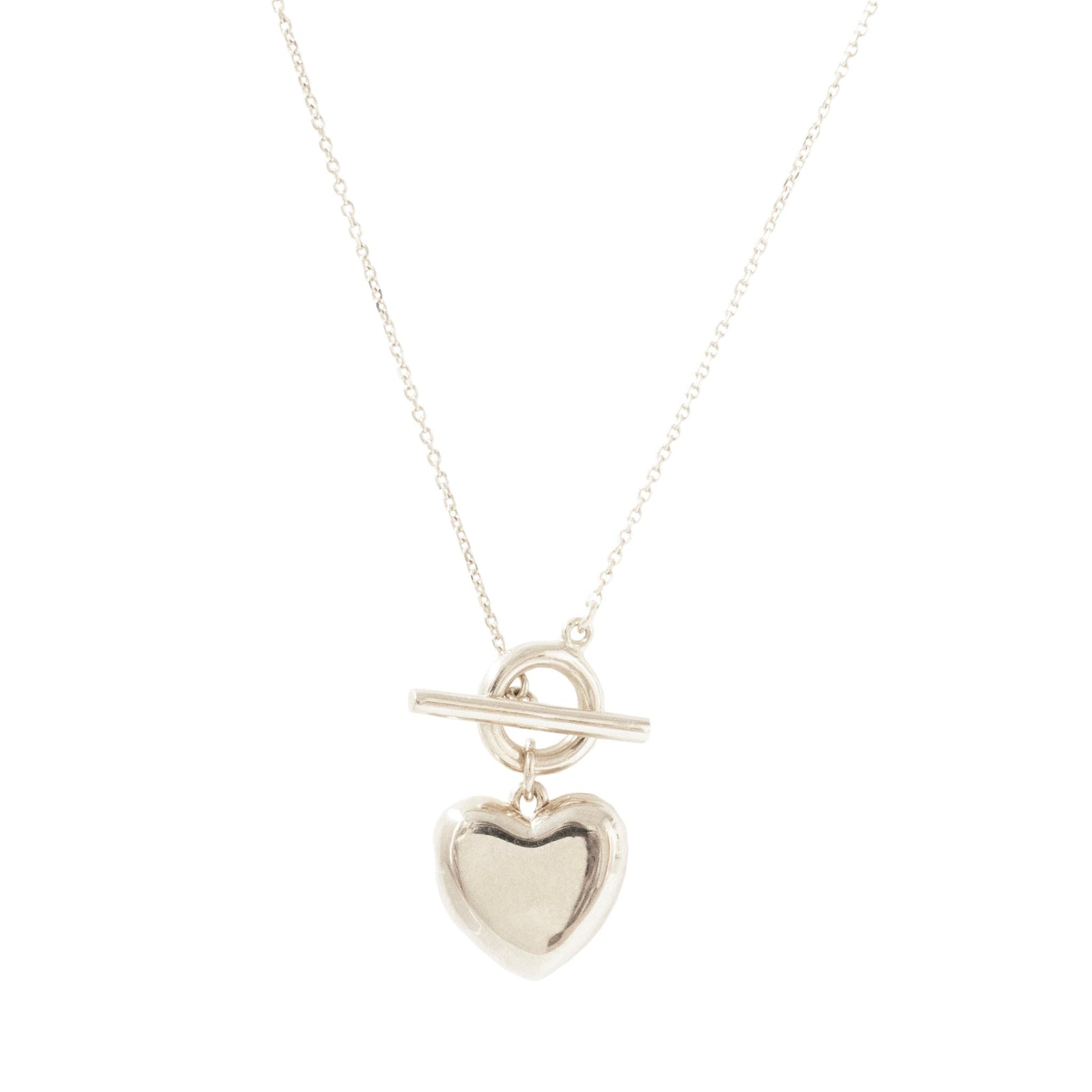 FRAICHE INSPIRE MINI SWEETHEART LOCKET NECKLACE - SILVER - SO PRETTY CARA COTTER