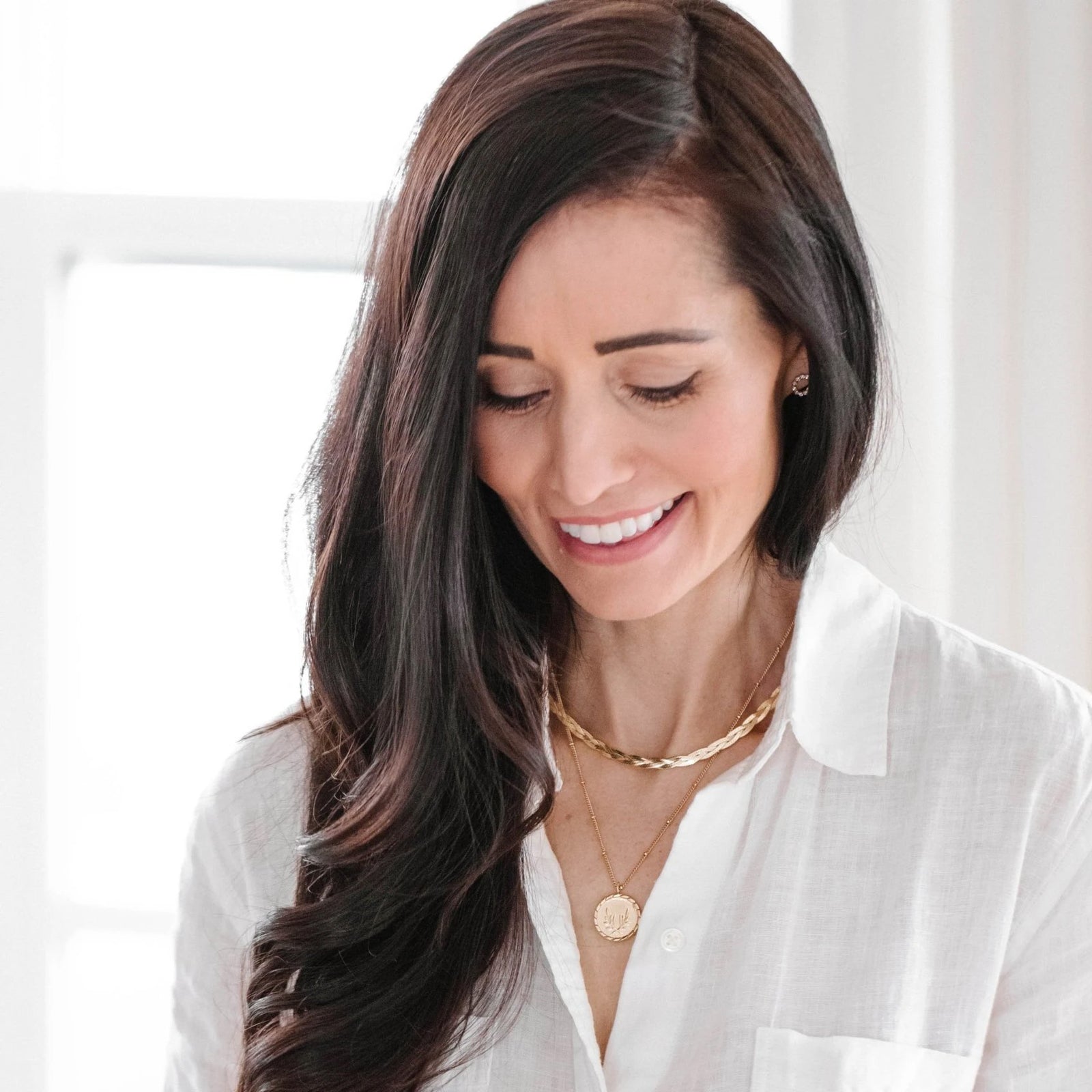 FRAICHE INSPIRE TOKEN NECKLACE - SILVER - SO PRETTY CARA COTTER