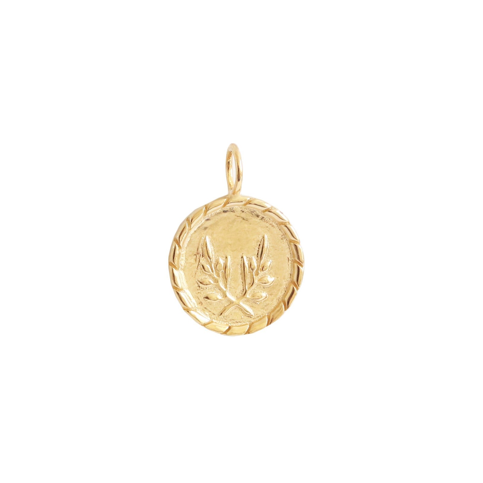FRAICHE INSPIRE TOKEN PENDANT - GOLD - SO PRETTY CARA COTTER
