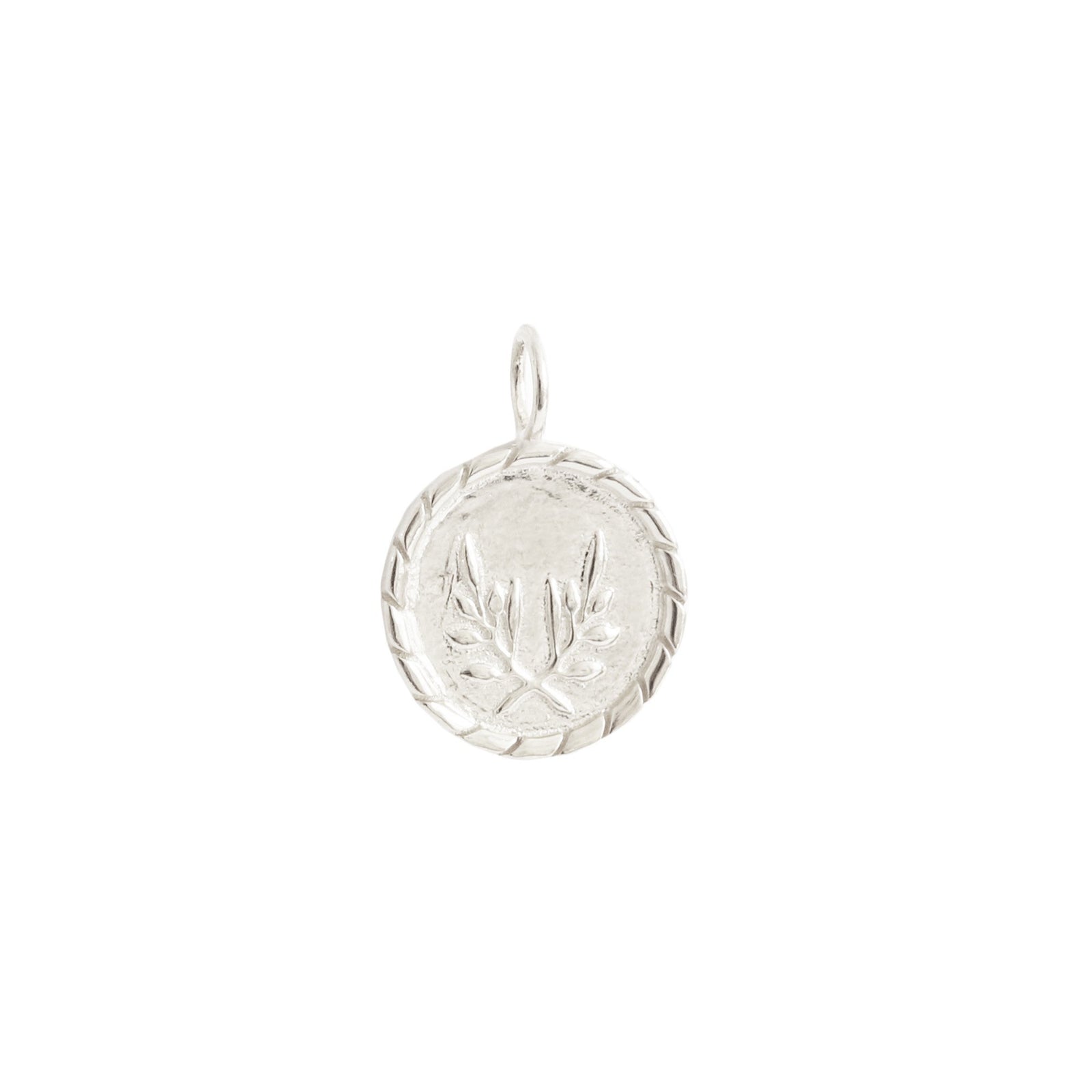 FRAICHE INSPIRE TOKEN PENDANT - SILVER - SO PRETTY CARA COTTER