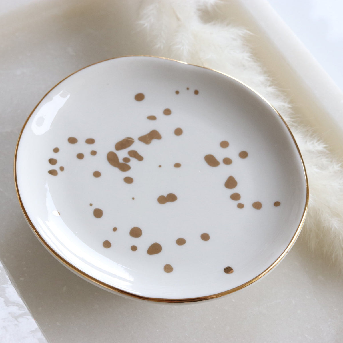 Jewelry Dish - Gold Speckled - SO PRETTY CARA COTTER