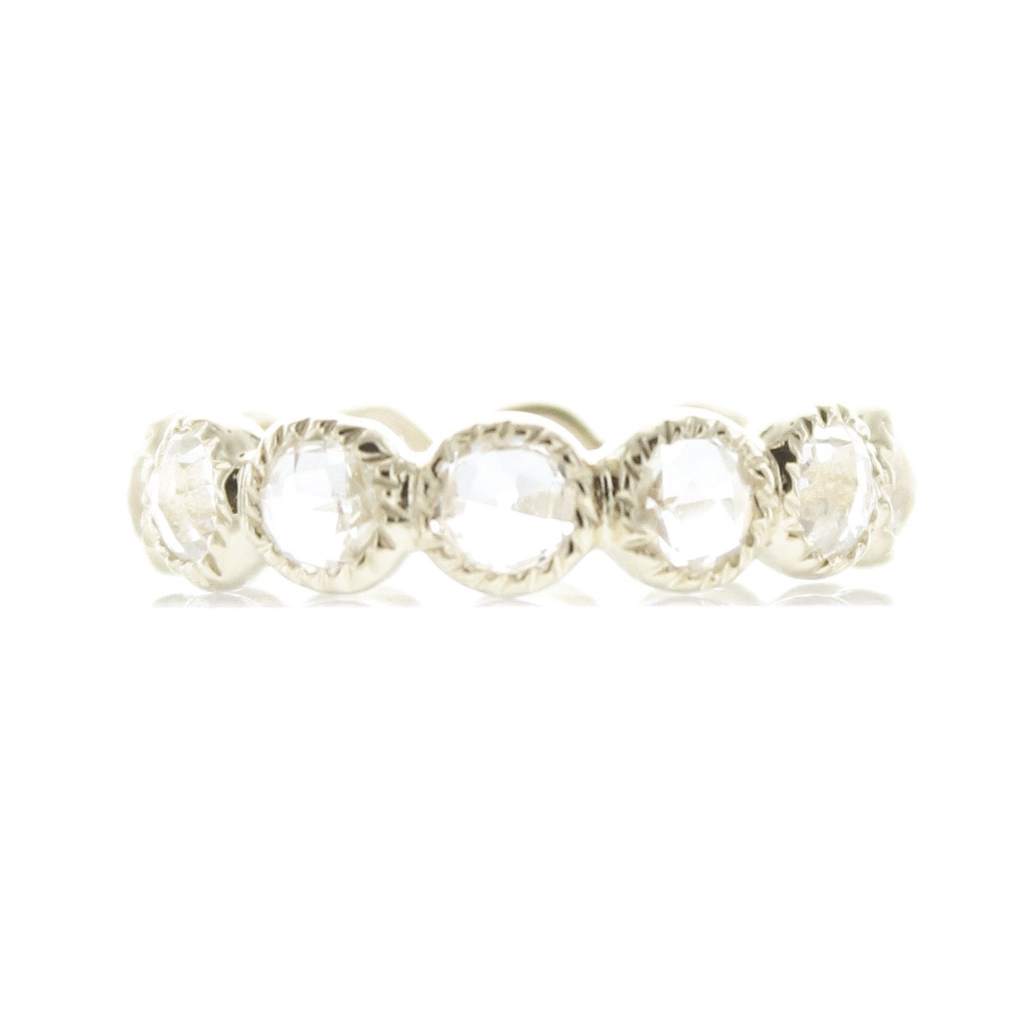 LEGACY RING WHITE TOPAZ & SILVER - SO PRETTY CARA COTTER