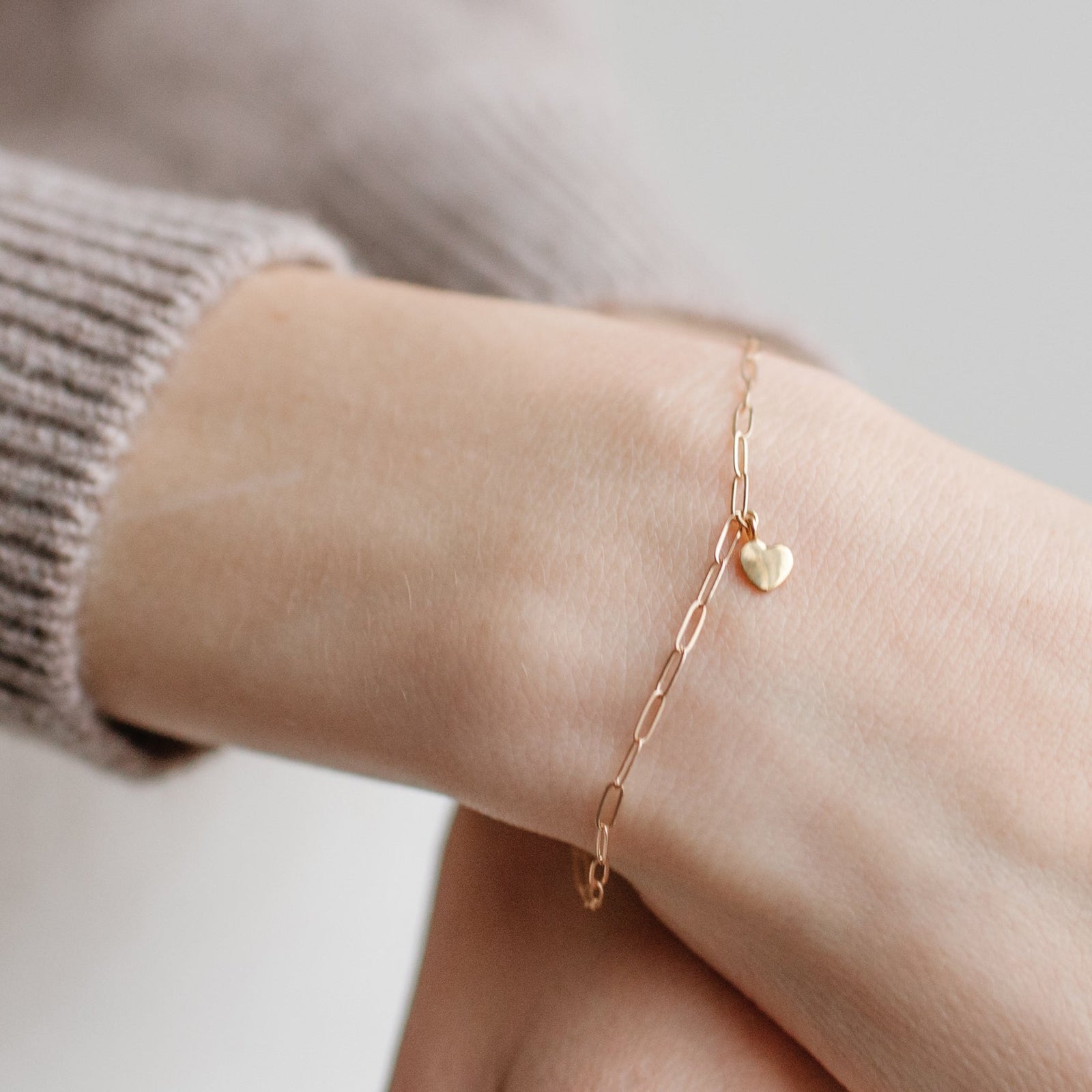 14K SOLID GOLD - LOVE NAMESAKE HEART CHARM - SO PRETTY CARA COTTER