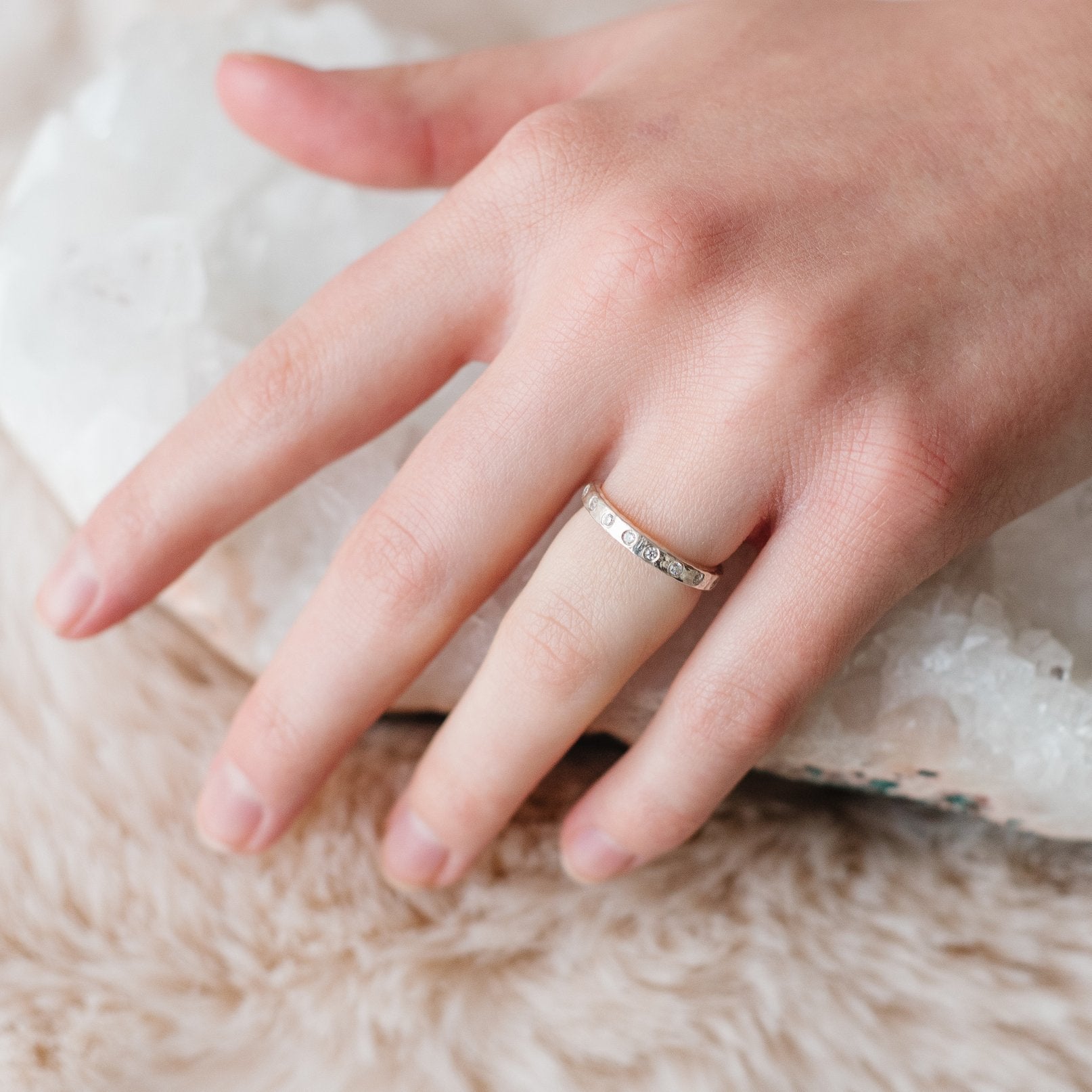 LOVE STACKING RING & PENDANT SILVER - SO PRETTY CARA COTTER