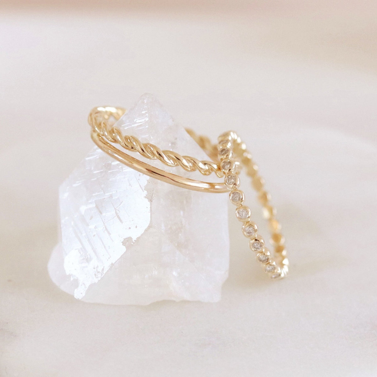 Felicita - 14K Gold Thin Ruby Ring – Dual Jewellery