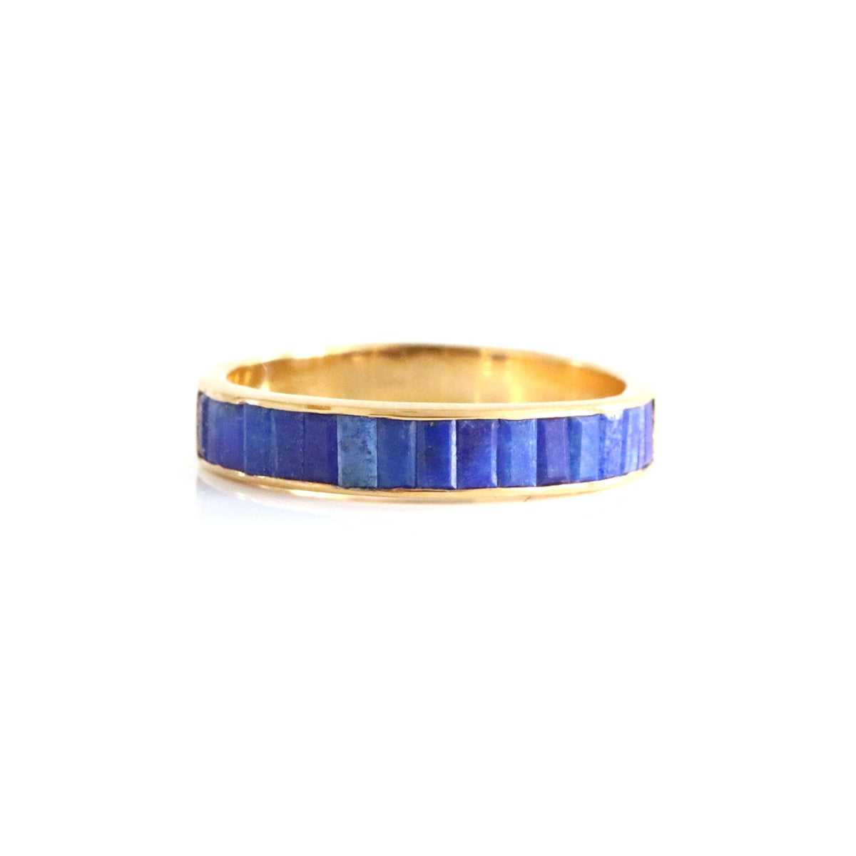 LOYAL CIGAR BAND RING - LAPIS &amp; GOLD - SO PRETTY CARA COTTER