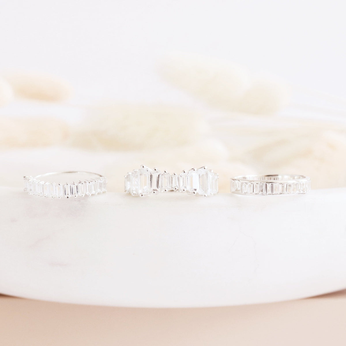 Loyal Waterfall Ring - White Topaz & Silver - SO PRETTY CARA COTTER