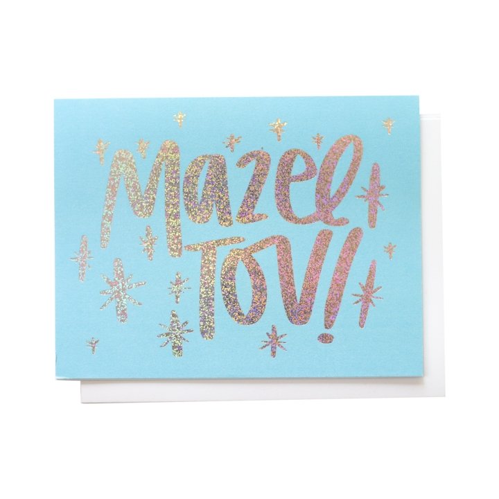Mazel Tov, Greeting Card - SO PRETTY CARA COTTER