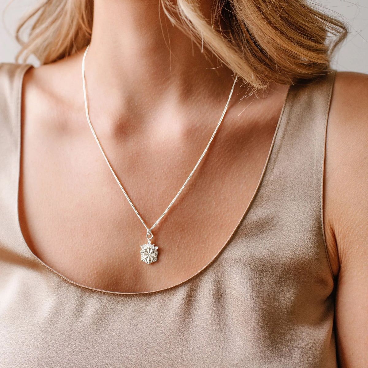MINI BELIEVE SOLEIL ICON - CUBIC ZIRCONIA &amp; SILVER - SO PRETTY CARA COTTER