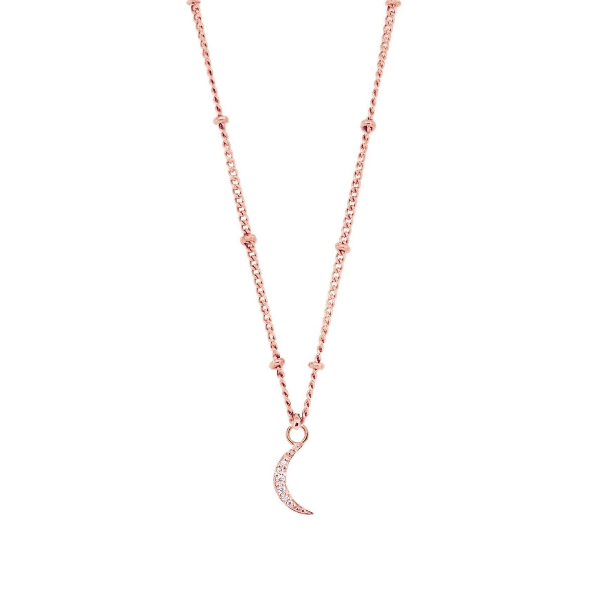 MINI DREAM LUNA ICON - CUBIC ZIRCONIA &amp; ROSE GOLD - SO PRETTY CARA COTTER