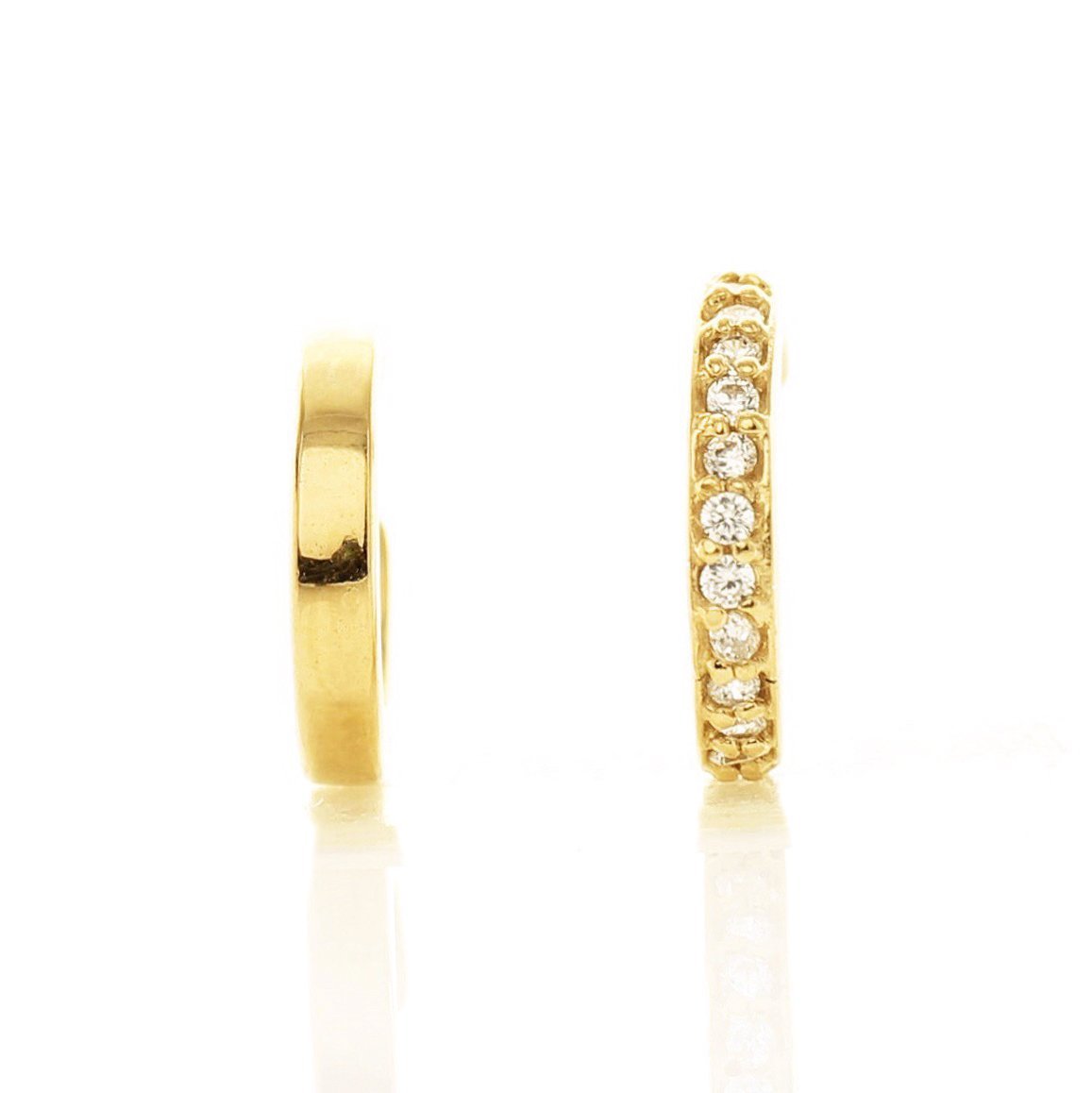 MINI DREAM STARDUST EAR CUFF SET - CUBIC ZIRCONIA & GOLD - SO PRETTY CARA COTTER