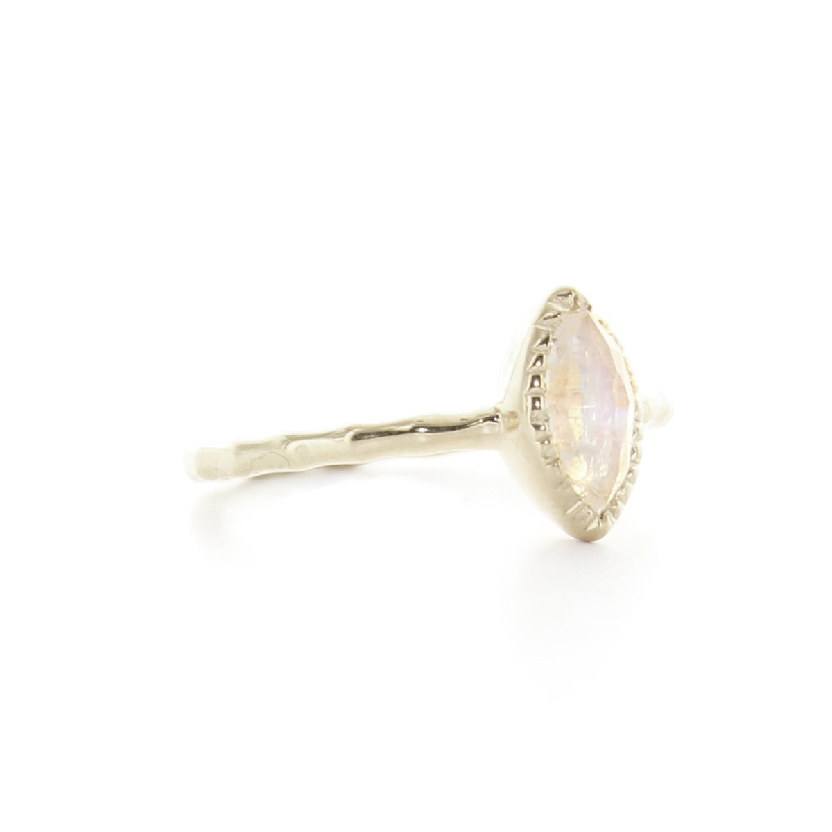 MINI TRUST MARQUISE RING - MOONSTONE &amp; SILVER - SO PRETTY CARA COTTER