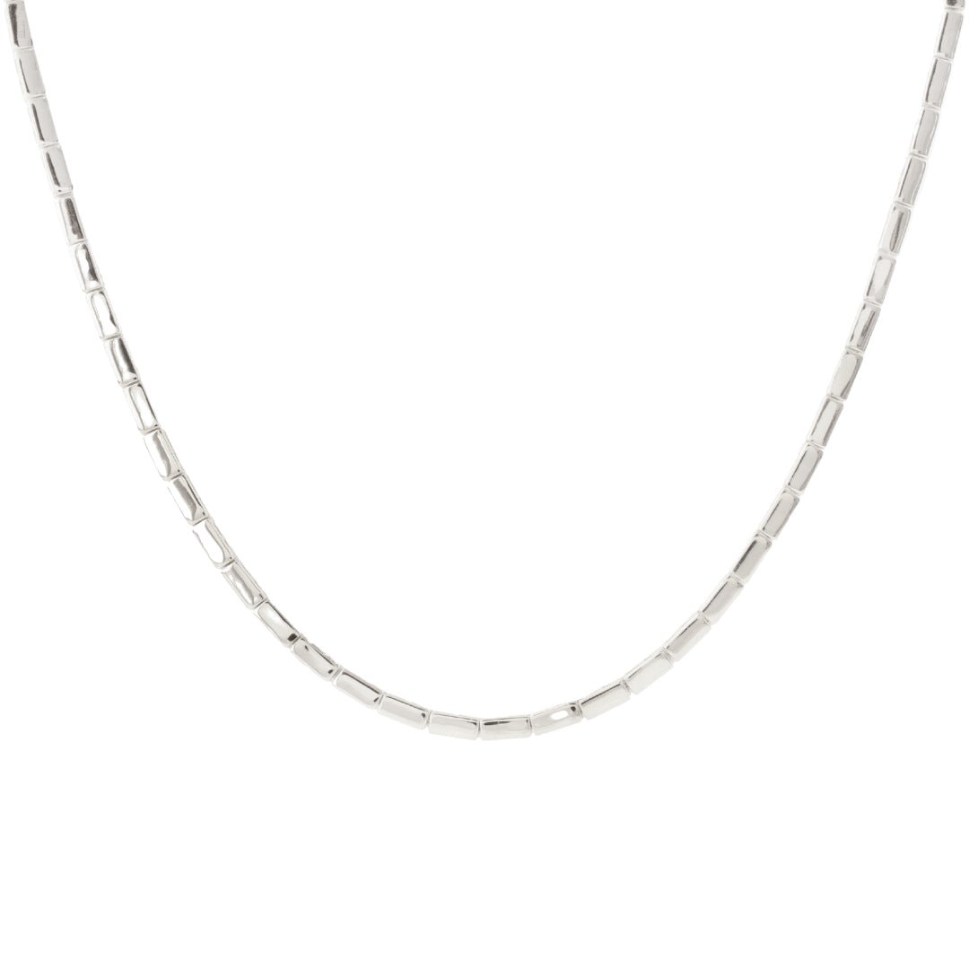 POISE BAR NECKLACE - SILVER - SO PRETTY CARA COTTER