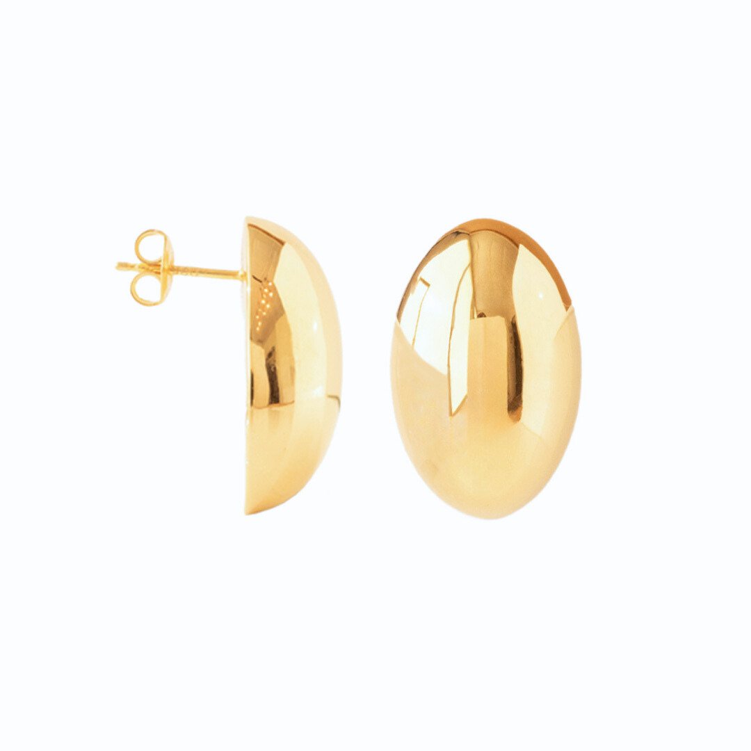 POISE DOME STUDS - GOLD - SO PRETTY CARA COTTER