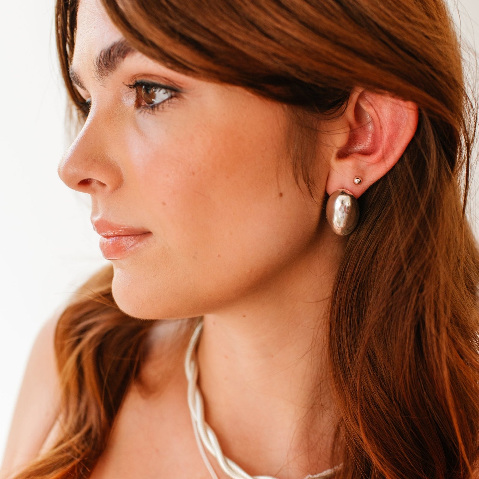 POISE DOME STUDS - SILVER - SO PRETTY CARA COTTER