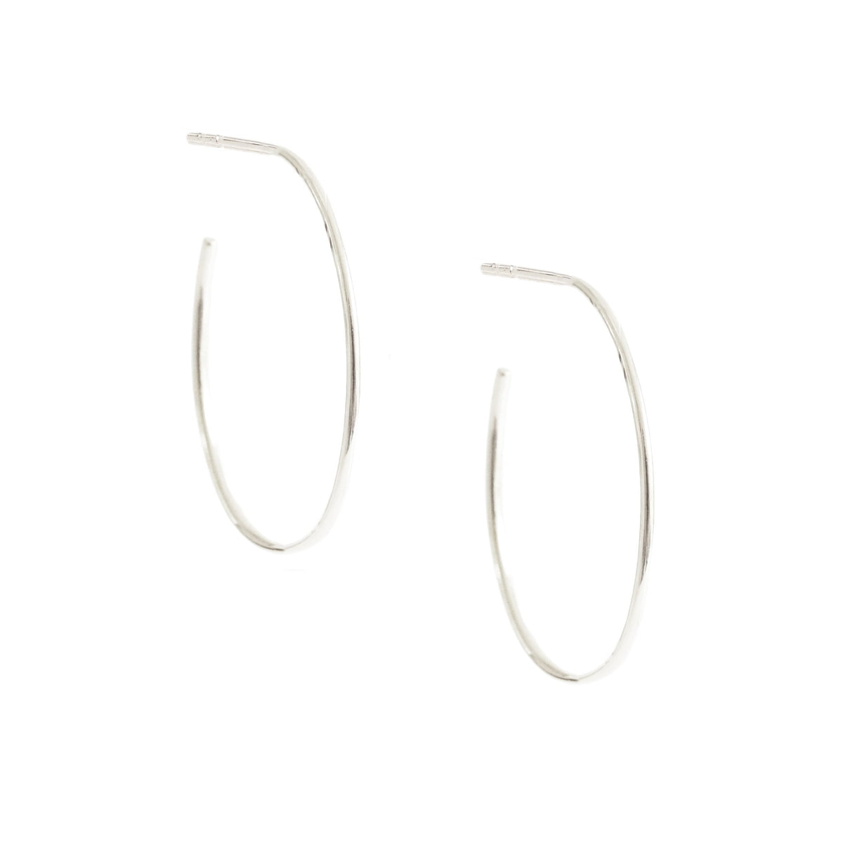 POISE HOOPS - SILVER - SO PRETTY CARA COTTER