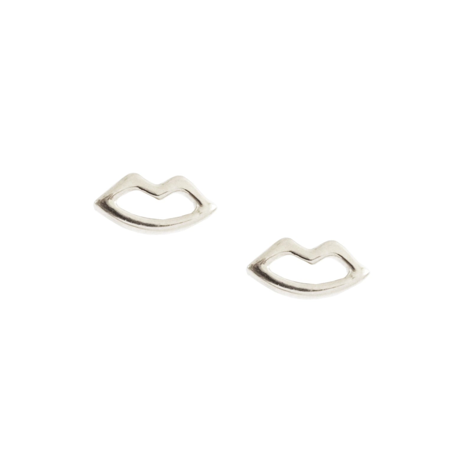 POISE KISS STUDS - SILVER - SO PRETTY CARA COTTER