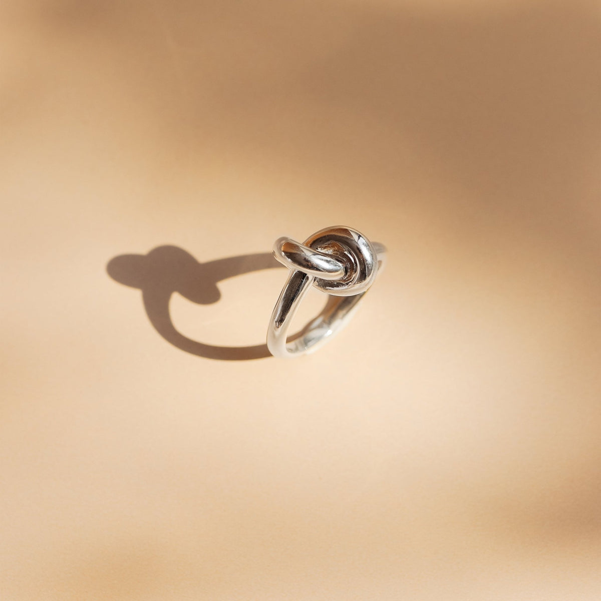 POISE KNOT COCKTAIL RING - SILVER - SO PRETTY CARA COTTER
