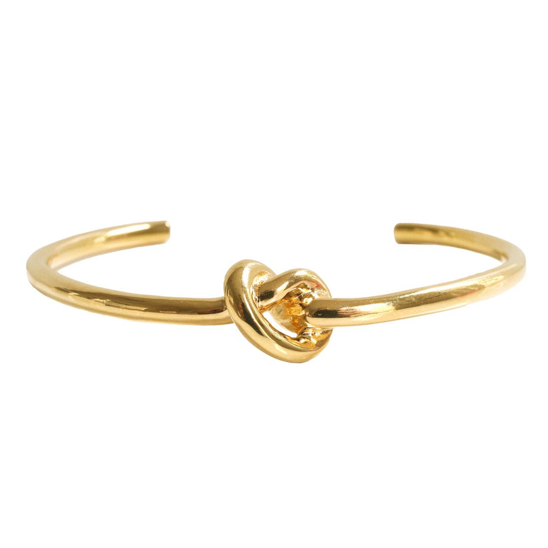 POISE KNOT CUFF - GOLD - SO PRETTY CARA COTTER