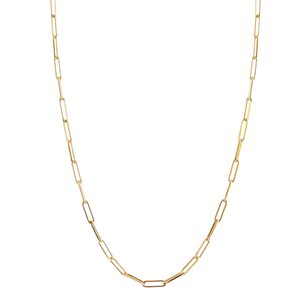 POISE MIDI OVAL LINK NECKLACE - GOLD 24&quot; - SO PRETTY CARA COTTER