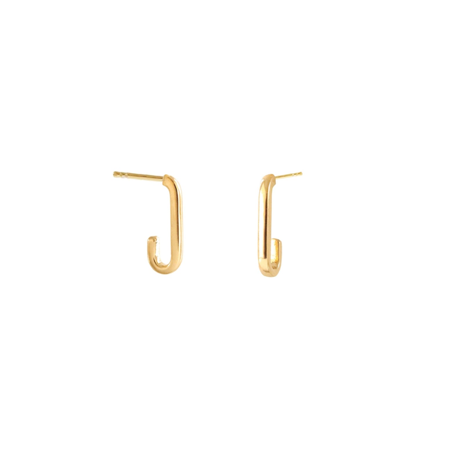POISE OVAL HUGGIE HOOPS- GOLD - SO PRETTY CARA COTTER