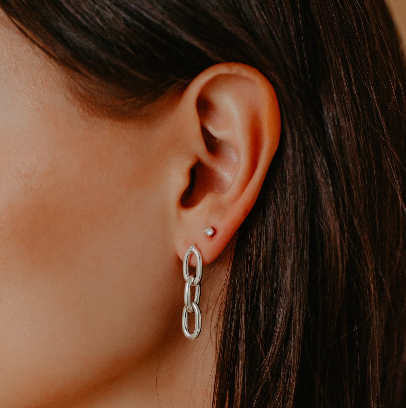 POISE OVAL TRIO HOOPS - SILVER - SHIP NOV 1st - SO PRETTY CARA COTTER