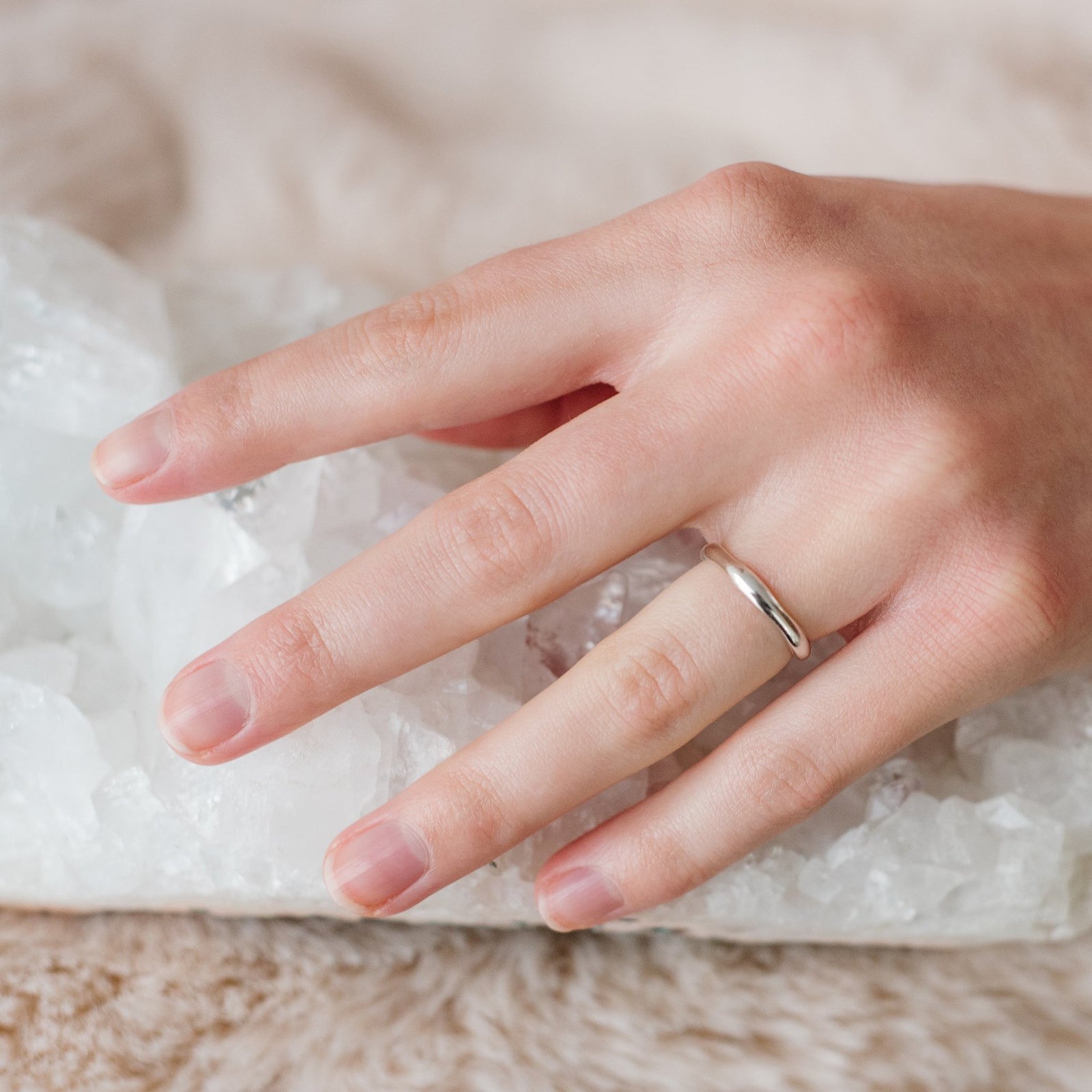 POISE STACKING RING & PENDANT SILVER - SO PRETTY CARA COTTER