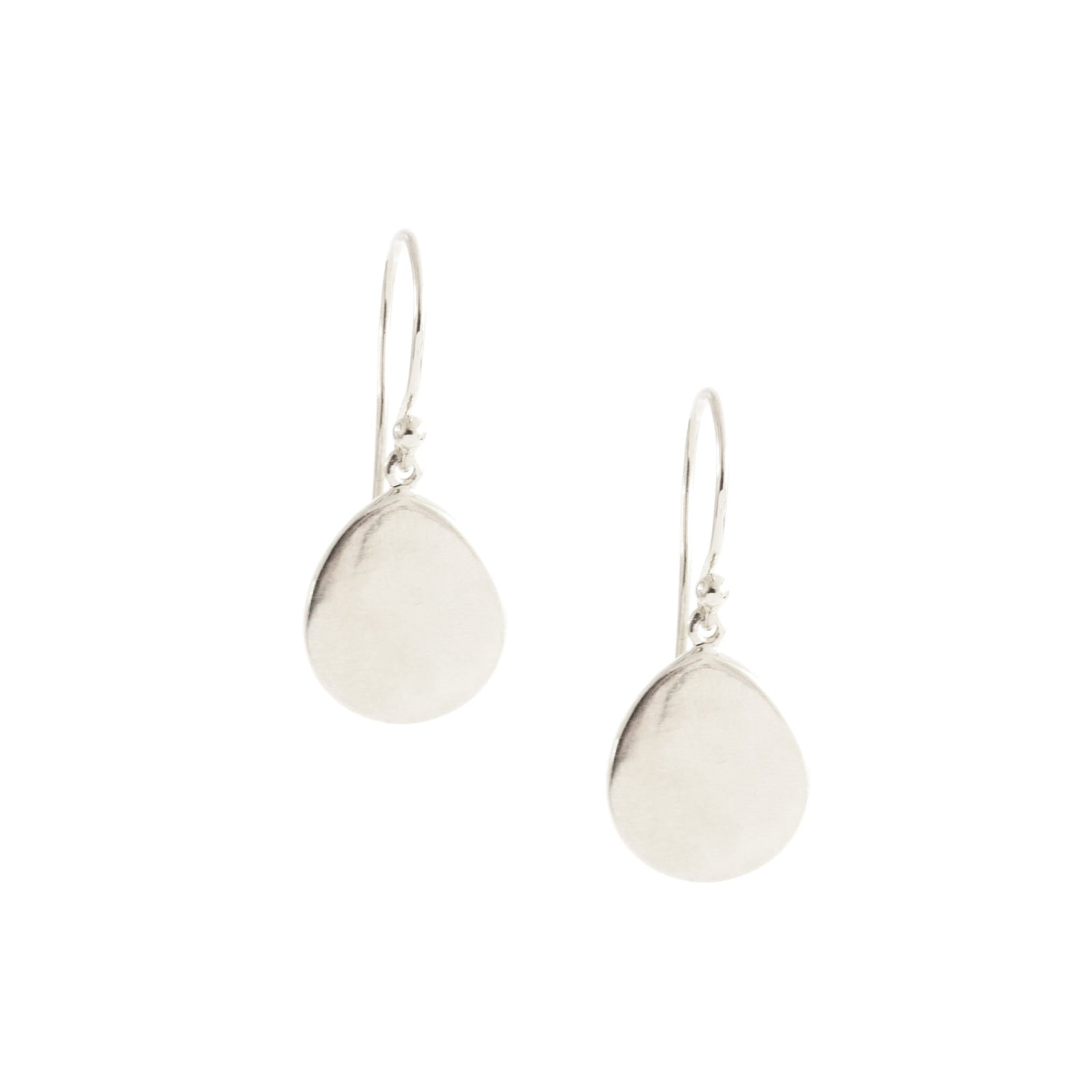 POISE TEARDROP EARRINGS - SILVER - SO PRETTY CARA COTTER