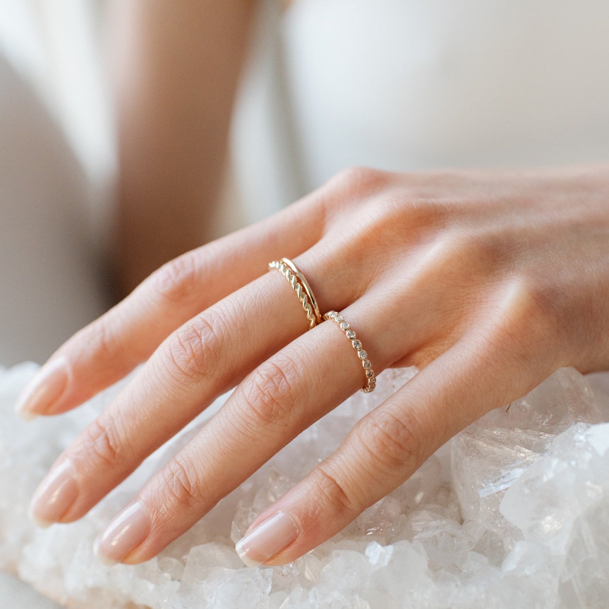 POISE THIN BAND RING - GOLD - SO PRETTY CARA COTTER