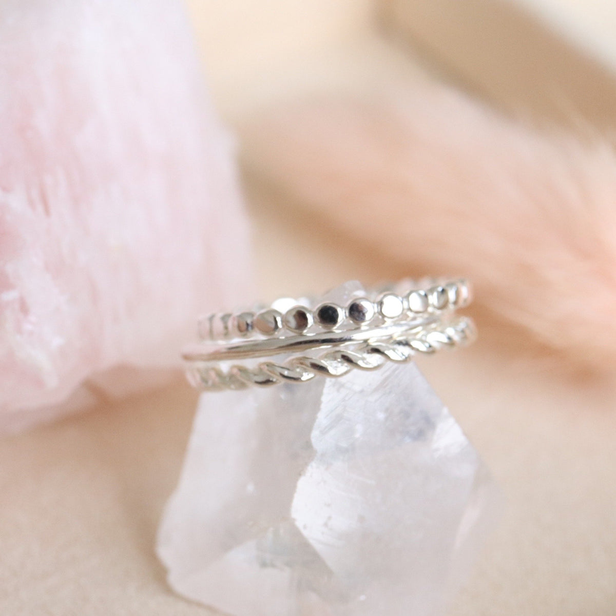 POISE THIN BAND RING - SILVER - SO PRETTY CARA COTTER