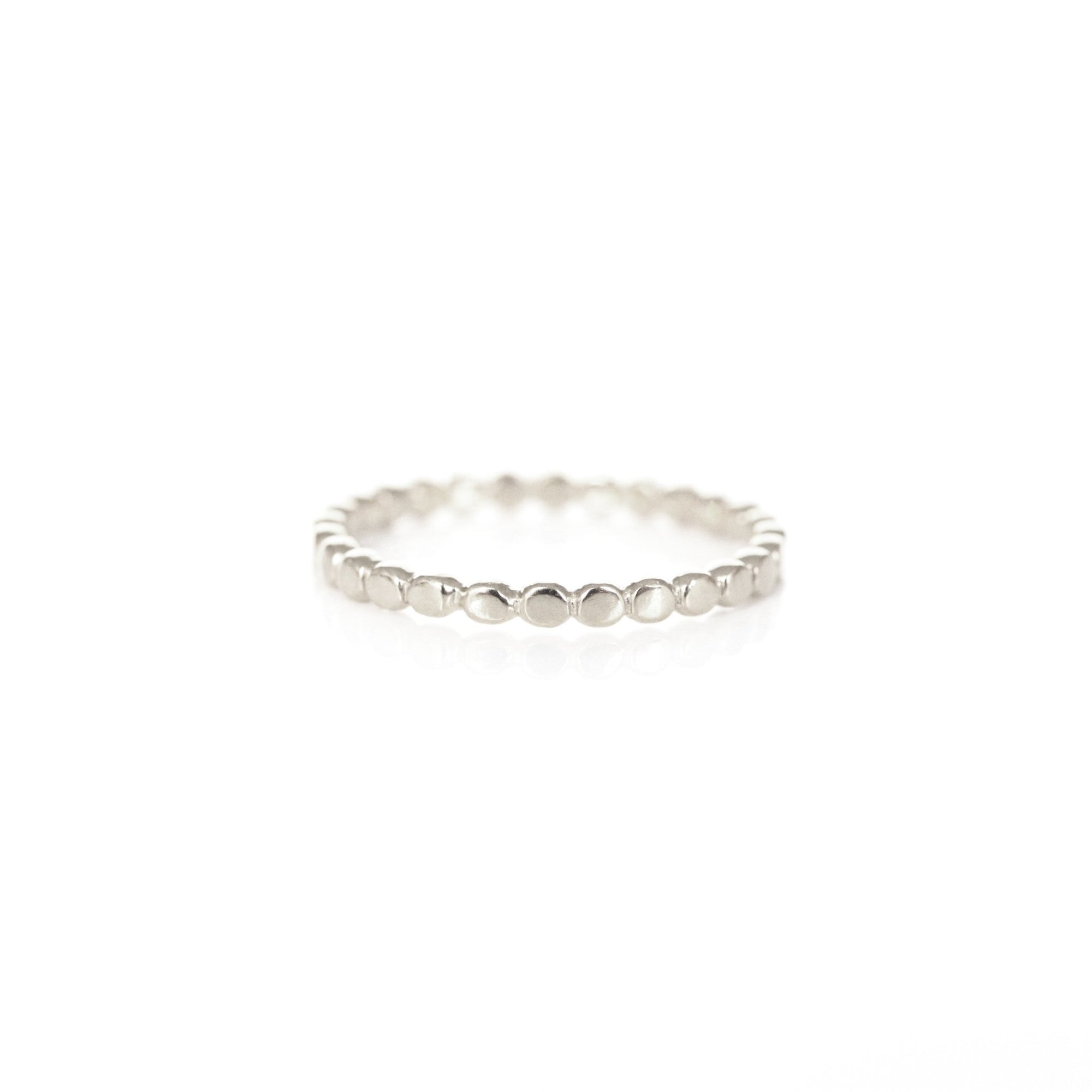 POISE THIN DISK BAND RING - SILVER - SO PRETTY CARA COTTER