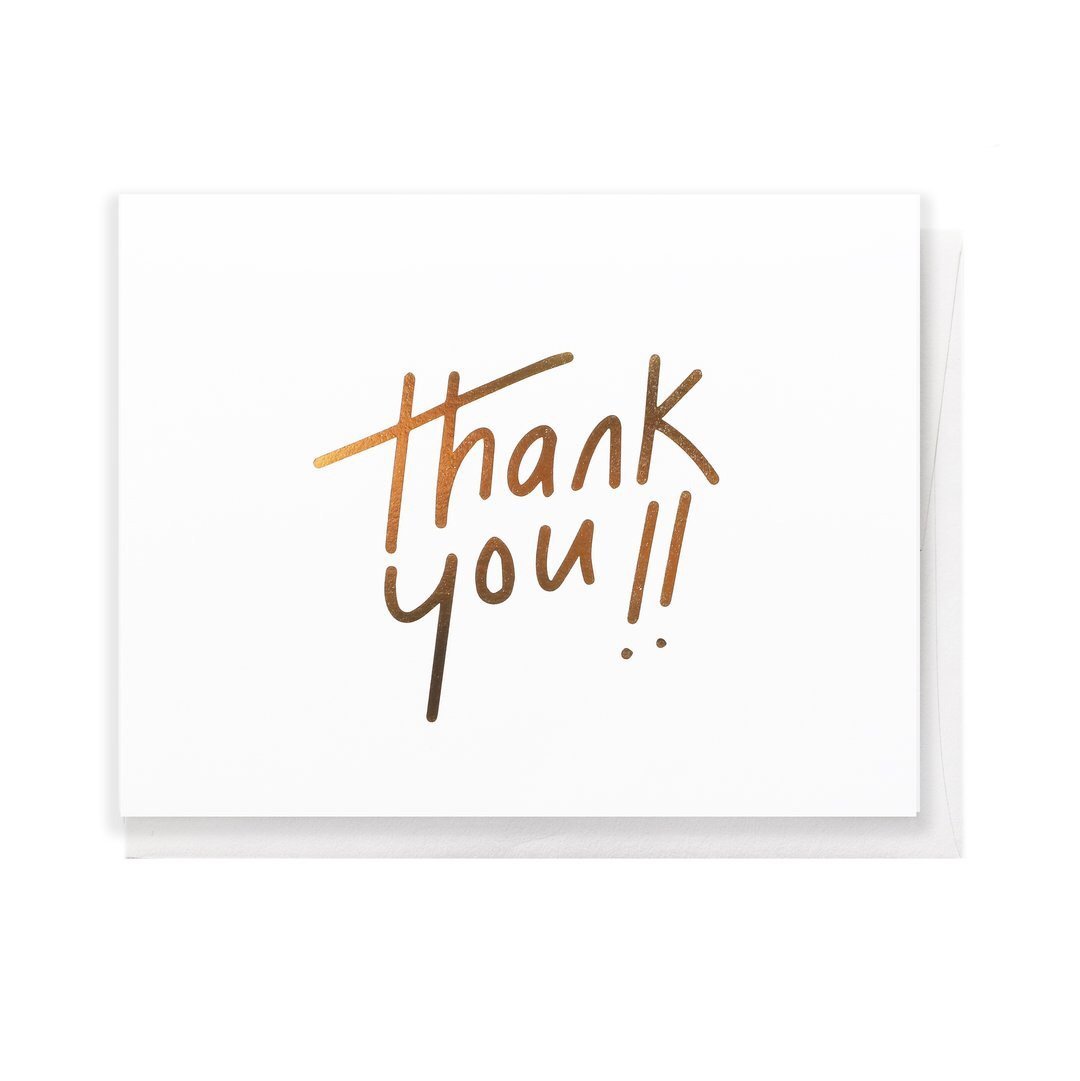 Thank You, Greeting Card - SO PRETTY CARA COTTER