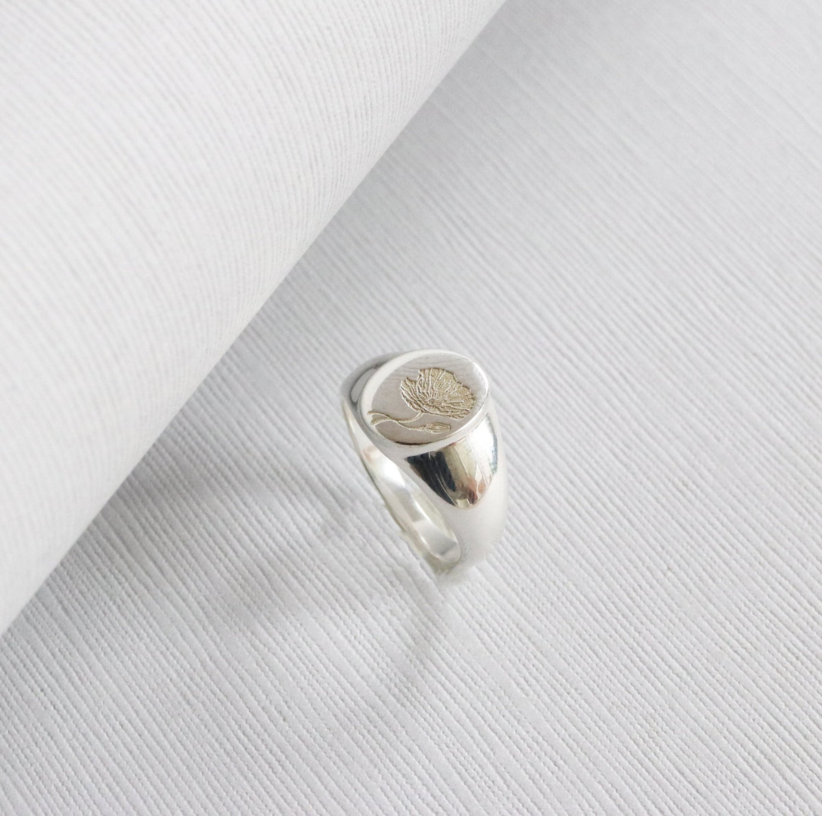 THE TEN SIGNET RING - SILVER - SO PRETTY CARA COTTER