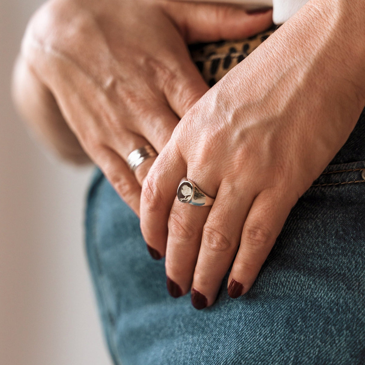 THE TEN SIGNET RING - SILVER - SO PRETTY CARA COTTER