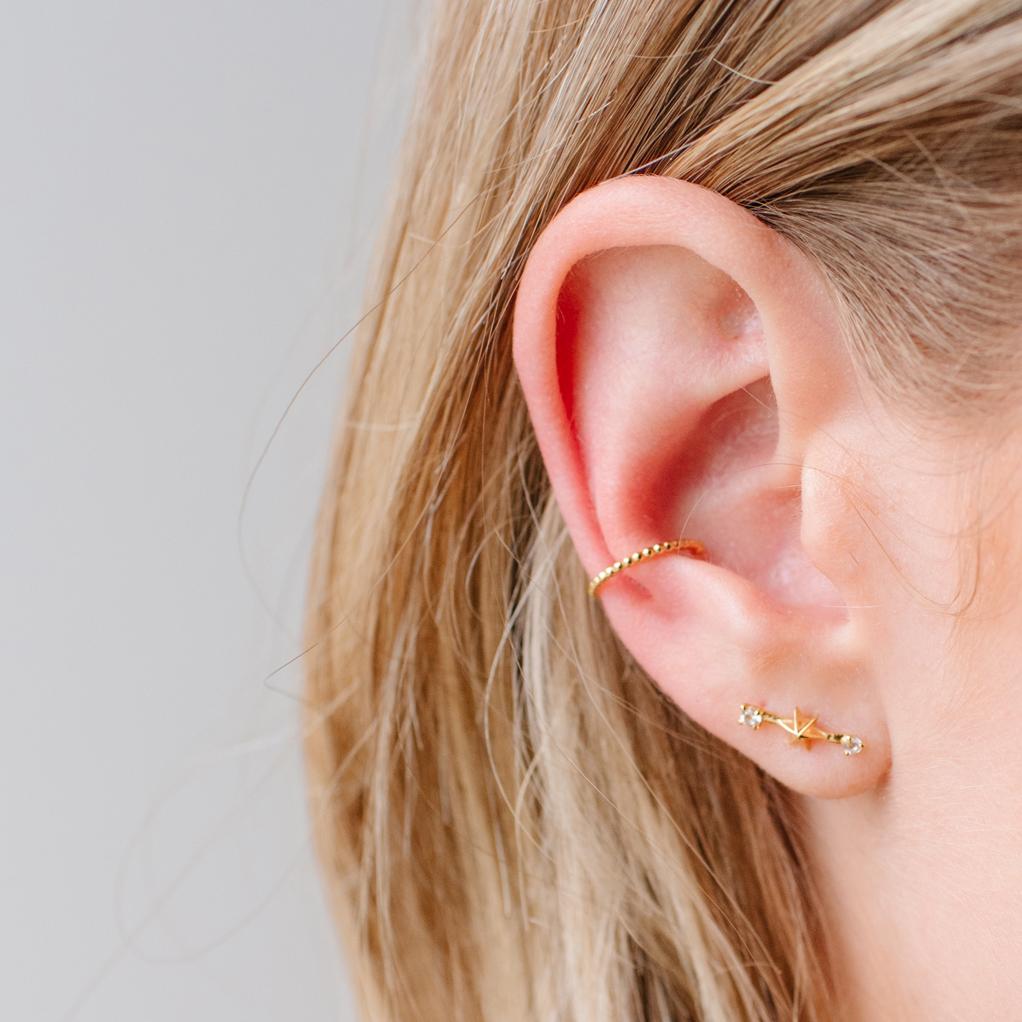 TINY BELIEVE SOLEIL EAR CUFFS - GOLD - SO PRETTY CARA COTTER