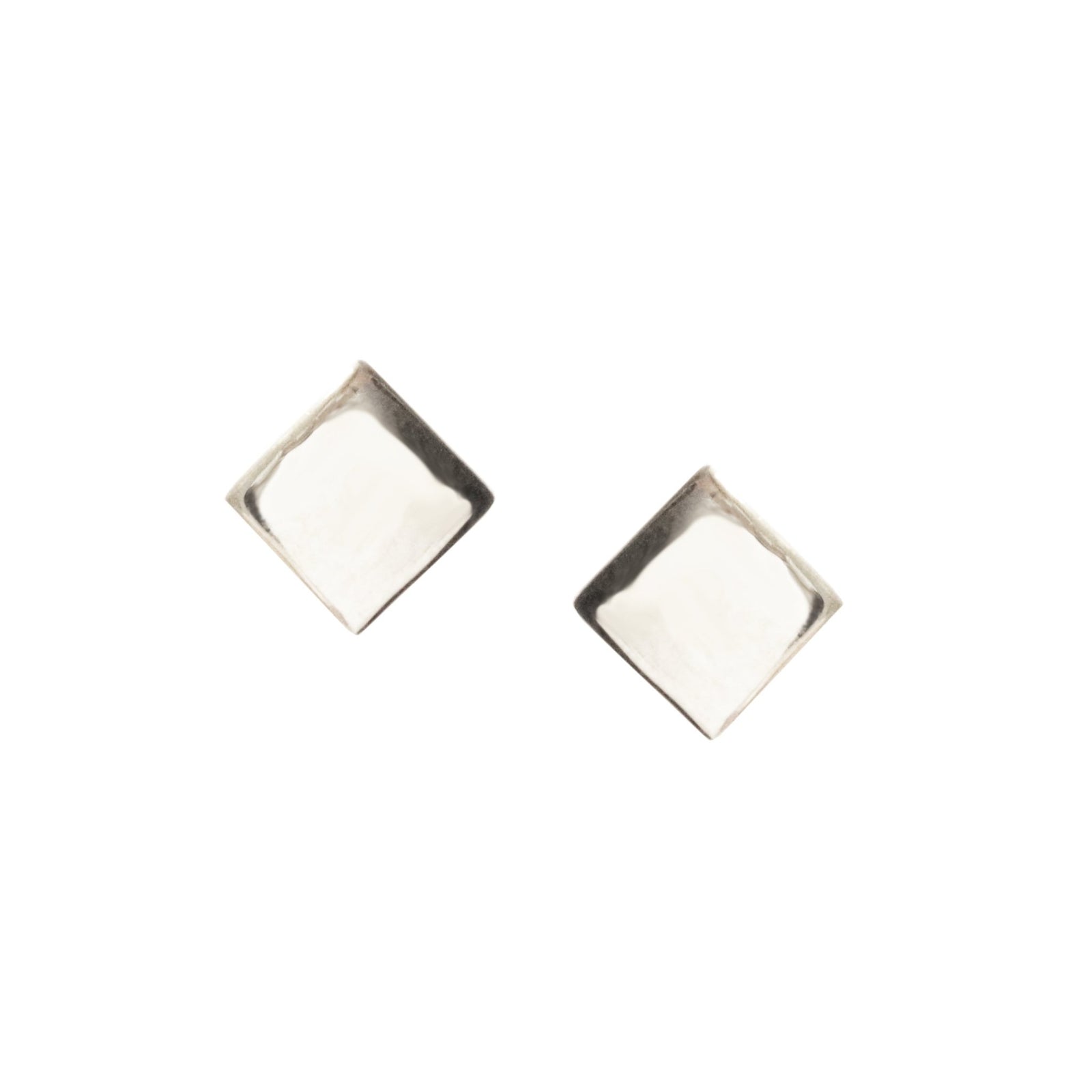 TINY POISE DIAMOND STUDS - SILVER - SO PRETTY CARA COTTER